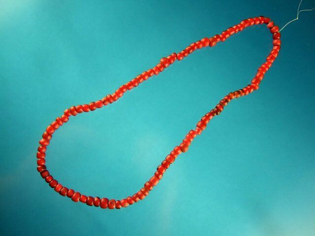102. 22 Necklace Of 1800s Glass Trade Beads, Georgia. G-10 $110.00 SOLD