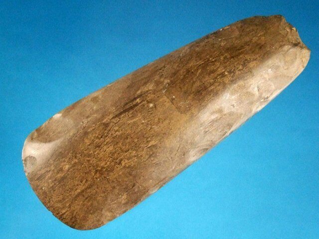 049. 7 3/4 Kentucky Polished Dover Flint Celt. G-10 SOLD