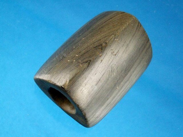 076. 2 1/8 Ohio Banded Slate D-Bannerstone. G-10 $2200.00