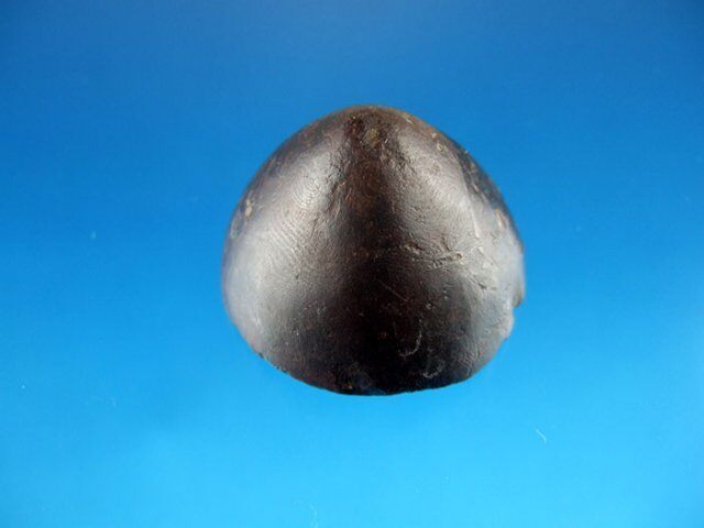 089. 1 5/8 Kentucky Polished Hematite Cone Stone. G-9 SOLD
